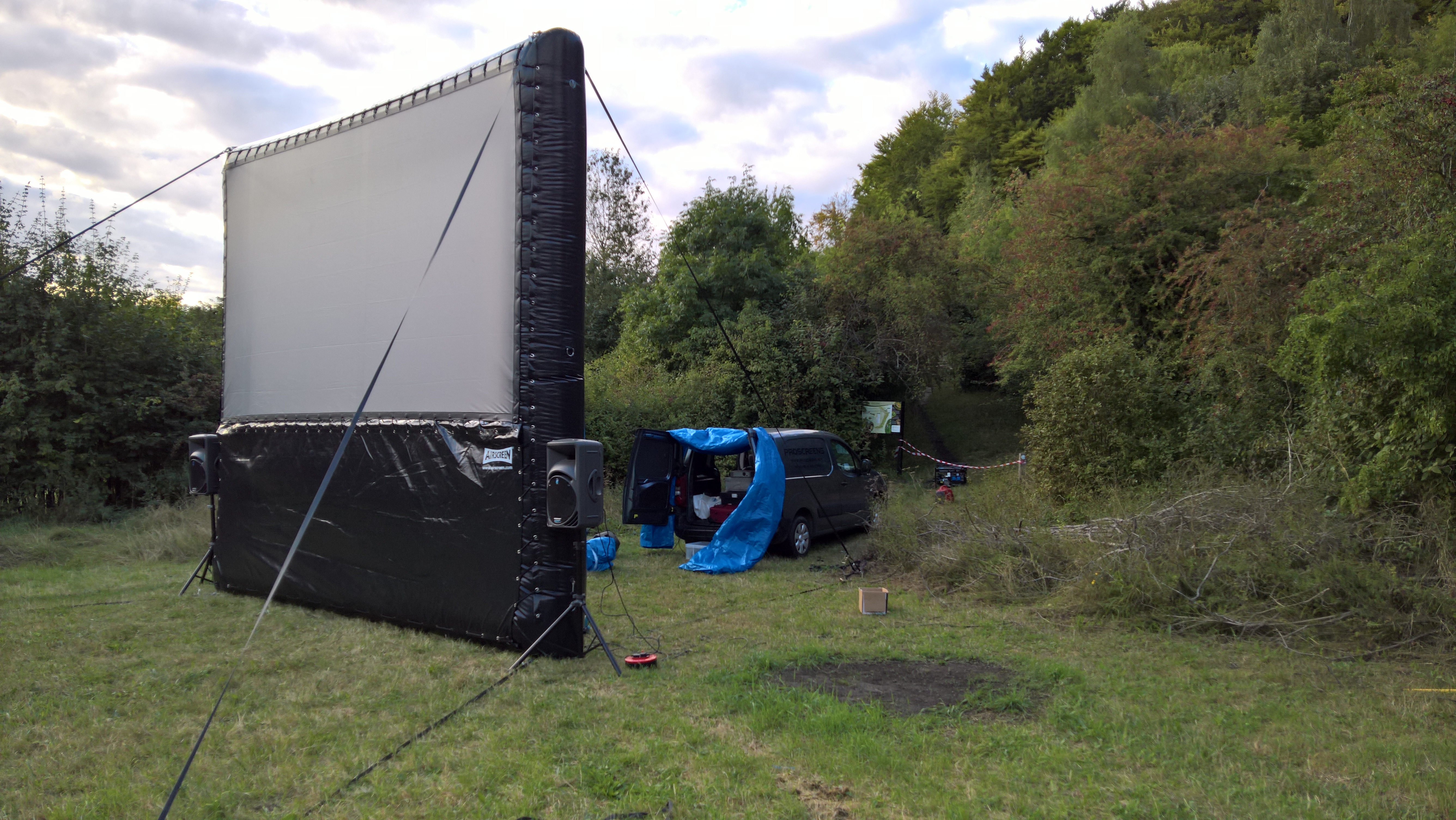 Outside screen Hire Essex